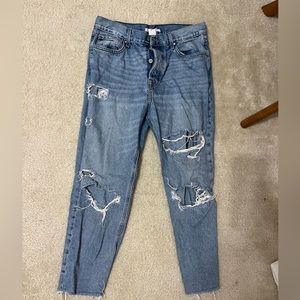 Forever 21 mom jeans!!! Great condition!!